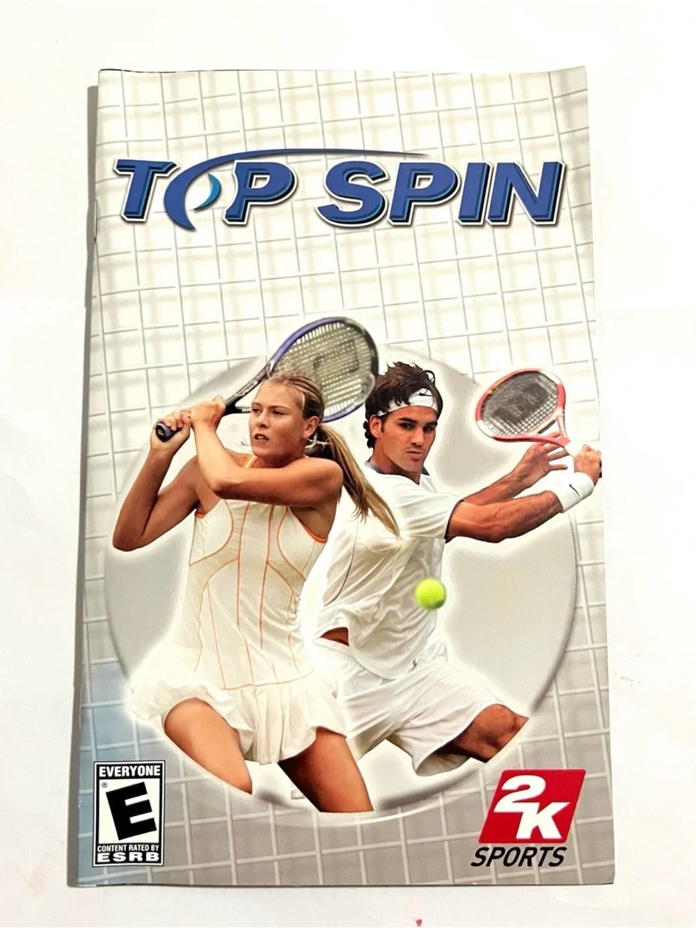 Top Spin (Sony PlayStation 2, PS2 2005) Black Label Complete & Tested